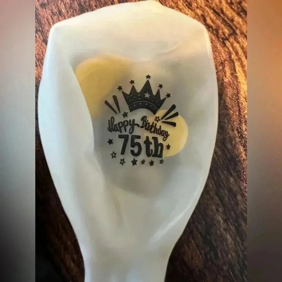 BUNDLE: 75th Birthday party decor package. 10 individual pieces. - Picture 15 of 16